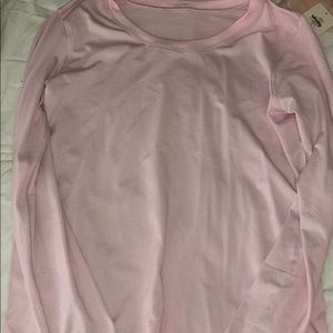 Pink long sleeve Lululemon top